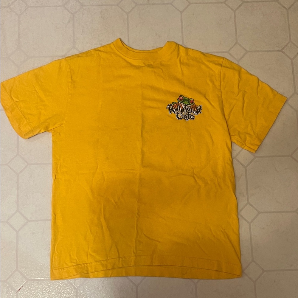 RAINFOREST Cafe Dallas Bright Yellow Tee